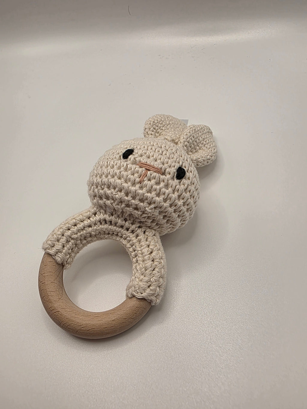 Hand-knitted Rabbit Toy