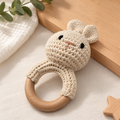 Hand-knitted Rabbit Toy