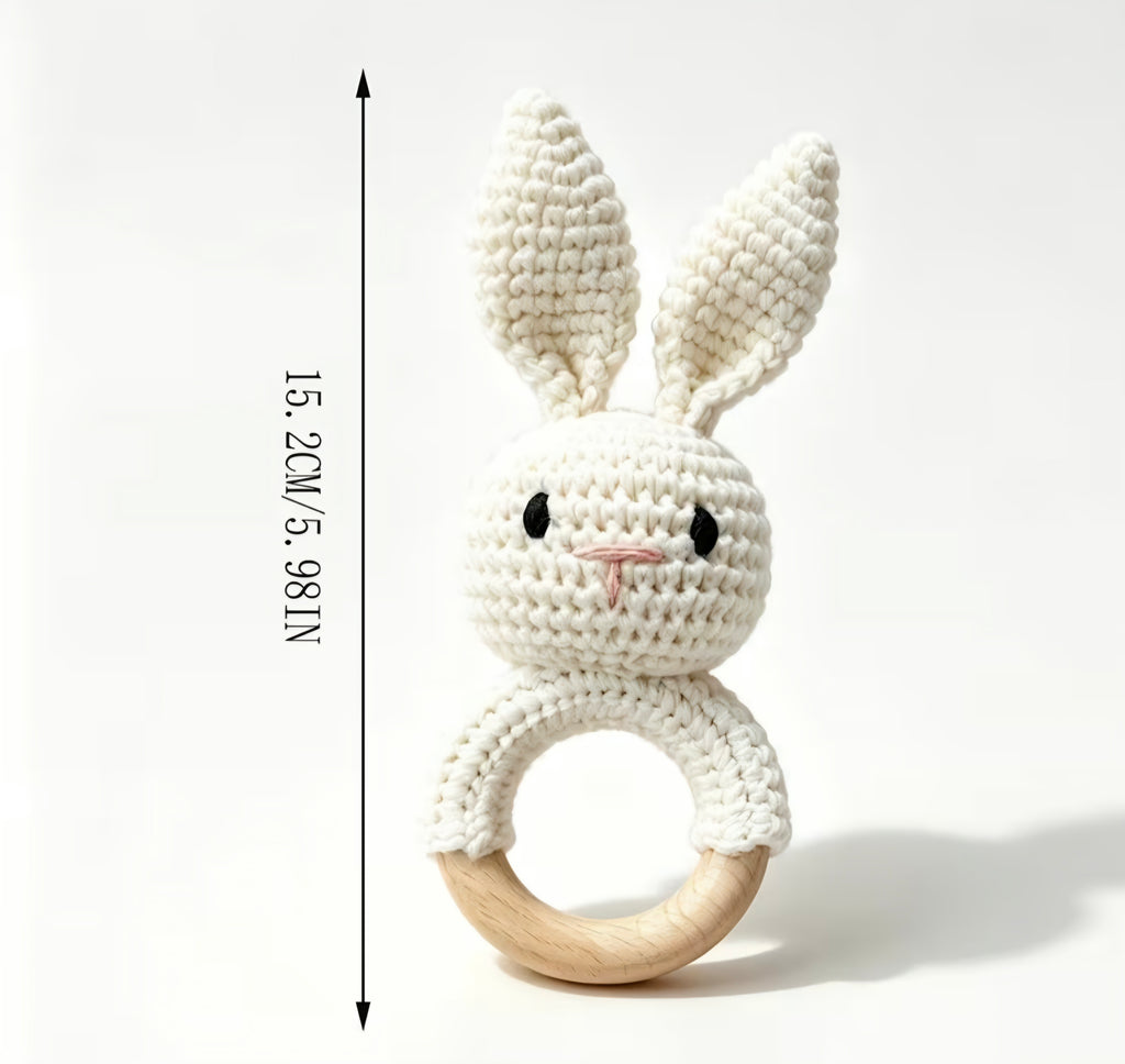 Hand-knitted Rabbit Toy