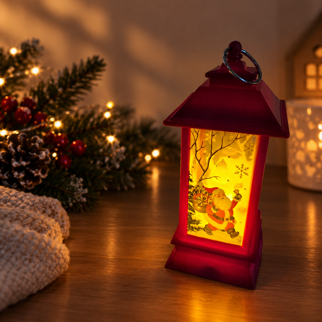 Christmas Santa Lantern