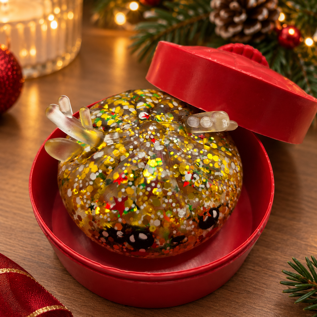 Christmas Glitter Dumpling Toy