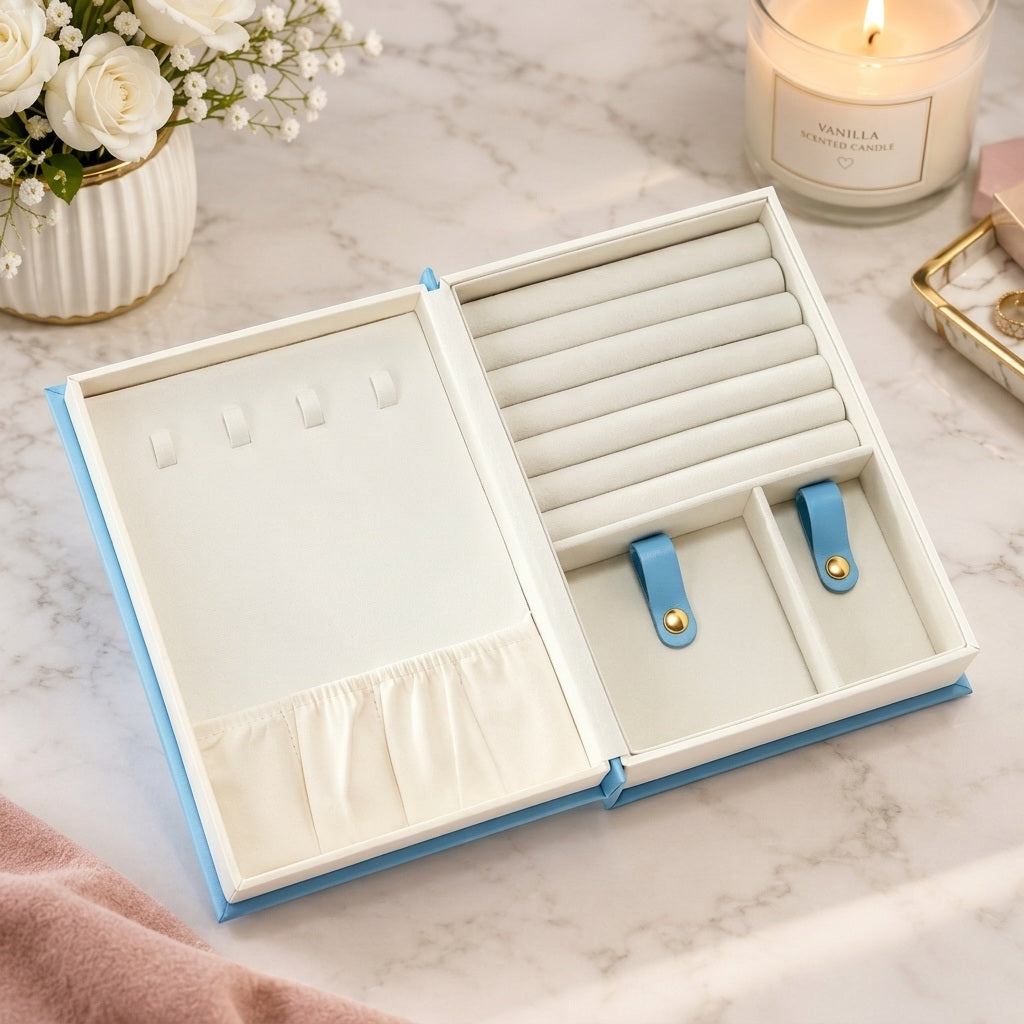 Book Style Jewellery Storage Box