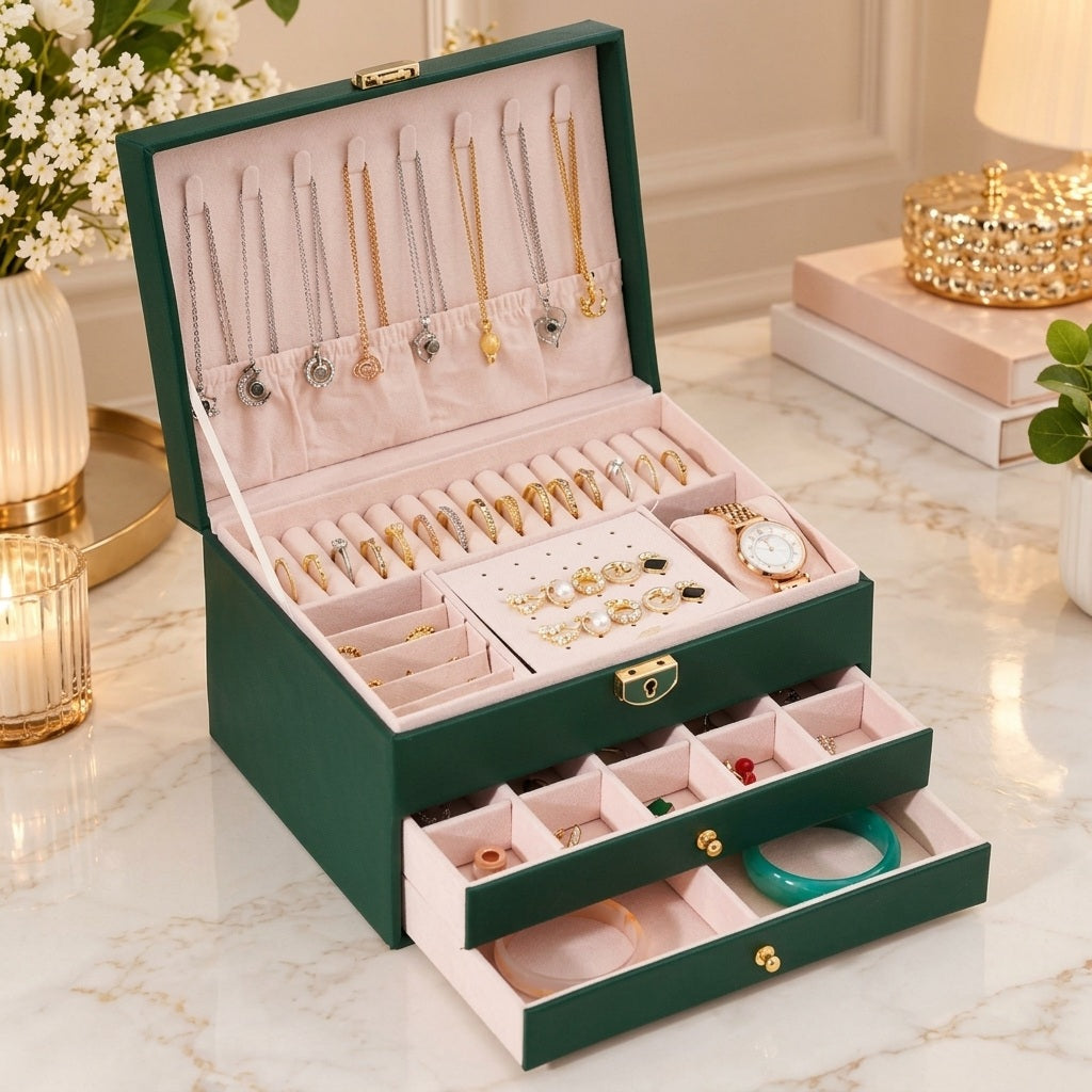 3 Layered Jewellery Box