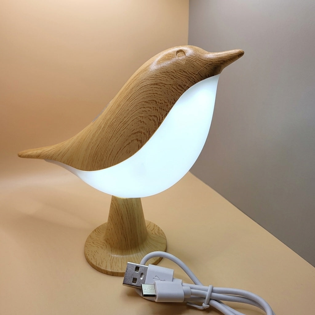 Bird LED Desk Lamp – Rechargeable Touch Night Light