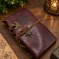 Vintage Pirate Theme Leather Look Notebook